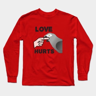 Love Hurts - Timneh African Grey Parrot Long Sleeve T-Shirt